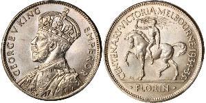 1 Florin Australia (1939 - ) Argento Giorgio V (1865-1936)