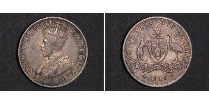 1 Florin Australia (1939 - ) Argento Giorgio V (1865-1936)