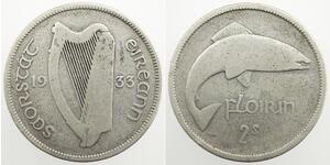 1 Florin Irlanda (1922 - ) Argento 