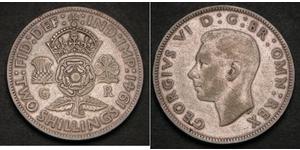 1 Florin Regno Unito  Argento Giorgio VI (1895-1952)