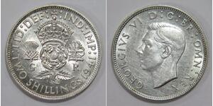 1 Florin Regno Unito  Argento Giorgio VI (1895-1952)