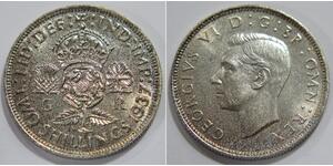 1 Florin Regno Unito  Argento Giorgio VI (1895-1952)