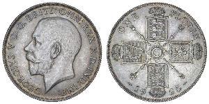 1 Florin Regno Unito di Gran Bretagna e Irlanda (1801-1922) Argento Giorgio V (1865-1936)