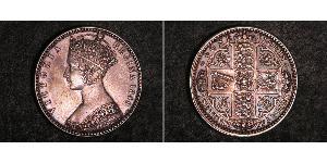 1 Florin Regno Unito di Gran Bretagna e Irlanda (1801-1922) Argento Vittoria (1819 - 1901)