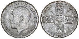 1 Florin Regno Unito di Gran Bretagna e Irlanda (1801-1922) Argento Giorgio V (1865-1936)