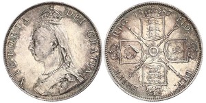 1 Florin Regno Unito di Gran Bretagna e Irlanda (1801-1922) Argento Vittoria (1819 - 1901)