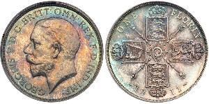 1 Florin Regno Unito di Gran Bretagna e Irlanda (1801-1922) Argento Giorgio V (1865-1936)