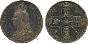 1 Florin Regno Unito di Gran Bretagna e Irlanda (1801-1922) Argento Vittoria (1819 - 1901)