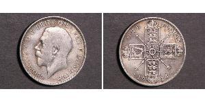 1 Florin Regno Unito di Gran Bretagna e Irlanda (1801-1922) Argento Giorgio V (1865-1936)