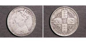 1 Florin Regno Unito di Gran Bretagna e Irlanda (1801-1922) Argento Vittoria (1819 - 1901)