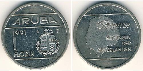 1 Florin Aruba Copper/Nickel 