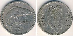 1 Florin Ireland (1922 - ) Copper/Nickel 