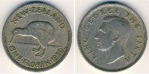 1 Florin New Zealand Copper/Nickel George VI (1895-1952)