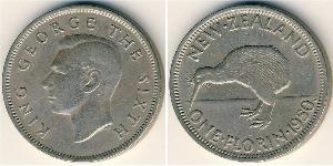 1 Florin New Zealand Copper/Nickel George VI (1895-1952)