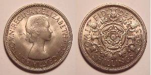 1 Florin United Kingdom (1922-) Copper/Nickel Elizabeth II (1926-2022)