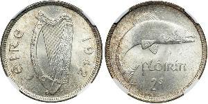 1 Florin Irlande (1922 - ) Cuivre/Nickel 