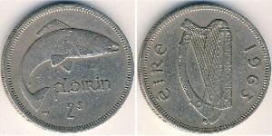 1 Florin Irland (1922 - ) Kupfer/Nickel 