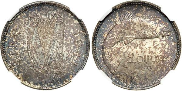 1 Florin Irland (1922 - ) Kupfer/Nickel 