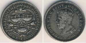 1 Florin Australia (1788 - 1939) Plata Jorge V (1865-1936)