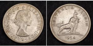 1 Florin Australia (1939 - ) Plata Isabel II (1926-2022)