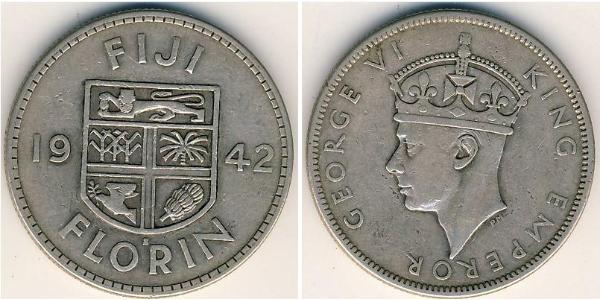 1 Florin Fiyi Plata Jorge VI (1895-1952)