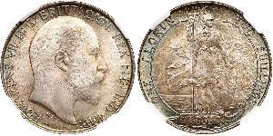 1 Florin Reino Unido de Gran Bretaña e Irlanda (1801-1922) Plata Eduardo VII (1841-1910)