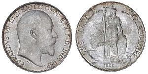 1 Florin Reino Unido de Gran Bretaña e Irlanda (1801-1922) Plata Eduardo VII (1841-1910)