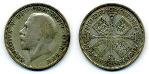 1 Florin Reino Unido de Gran Bretaña e Irlanda (1801-1922) Plata Jorge V (1865-1936)