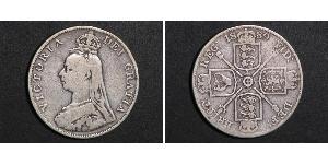 1 Florin Reino Unido de Gran Bretaña e Irlanda (1801-1922) Plata Victoria (1819 - 1901)