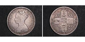 1 Florin Reino Unido de Gran Bretaña e Irlanda (1801-1922) Plata Victoria (1819 - 1901)