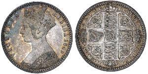 1 Florin Reino Unido de Gran Bretaña e Irlanda (1801-1922) Plata Victoria (1819 - 1901)