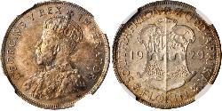 1 Florin Sudáfrica Plata Jorge V (1865-1936)