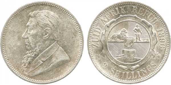 1 Florin Sudáfrica Plata Paul Kruger (1825 - 1904)