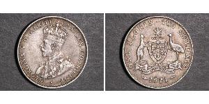 1 Florin Australien (1939 - ) Silber George V (1865-1936)