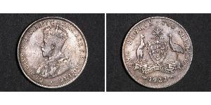 1 Florin Australien (1939 - ) Silber George V (1865-1936)