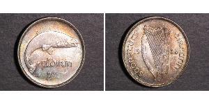 1 Florin Irland (1922 - ) Silber 