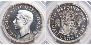 1 Florin Vereinigtes Königreich (1922-) Silber Georg VI (1895-1952)
