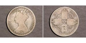 1 Florin Vereinigtes Königreich von Großbritannien und Irland (1801-1922) Silber Victoria (1819 - 1901)