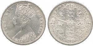 1 Florin Vereinigtes Königreich von Großbritannien und Irland (1801-1922) Silber Victoria (1819 - 1901)