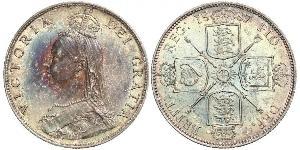 1 Florin Vereinigtes Königreich von Großbritannien und Irland (1801-1922) Silber Victoria (1819 - 1901)