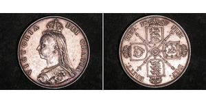 1 Florin Vereinigtes Königreich von Großbritannien und Irland (1801-1922) Silber Victoria (1819 - 1901)