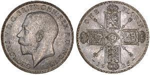 1 Florin Vereinigtes Königreich von Großbritannien und Irland (1801-1922) Silber George V (1865-1936)