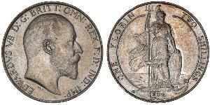 1 Florin Vereinigtes Königreich von Großbritannien und Irland (1801-1922) Silber Eduard VII (1841-1910)