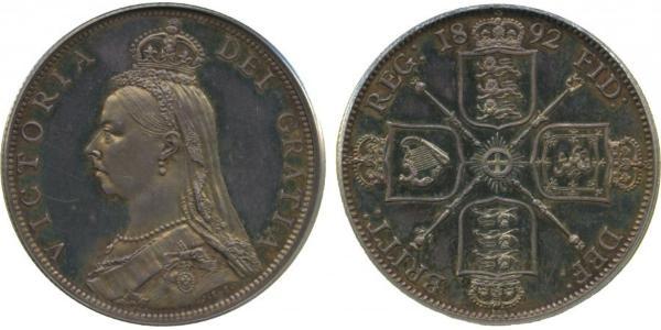 1 Florin Vereinigtes Königreich von Großbritannien und Irland (1801-1922) Silber Victoria (1819 - 1901)