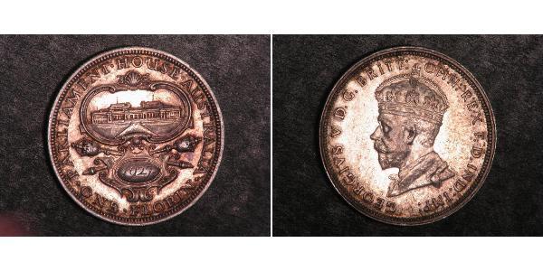 1 Florin Australia (1788 - 1939) Silver George V of the United Kingdom (1865-1936)