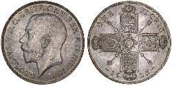 1 Florin United Kingdom of Great Britain and Ireland (1801-1922) Silver George V of the United Kingdom (1865-1936)