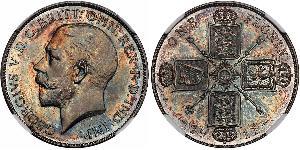 1 Florin United Kingdom of Great Britain and Ireland (1801-1922) Silver George V of the United Kingdom (1865-1936)