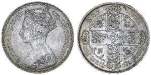 1 Florin United Kingdom of Great Britain and Ireland (1801-1922) Silver Victoria (1819 - 1901)