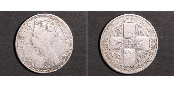 1 Florin United Kingdom of Great Britain and Ireland (1801-1922) Silver Victoria (1819 - 1901)