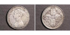 1 Florin 大不列颠及爱尔兰联合王国 (1801 - 1922) 銀 维多利亚 (英国君主)